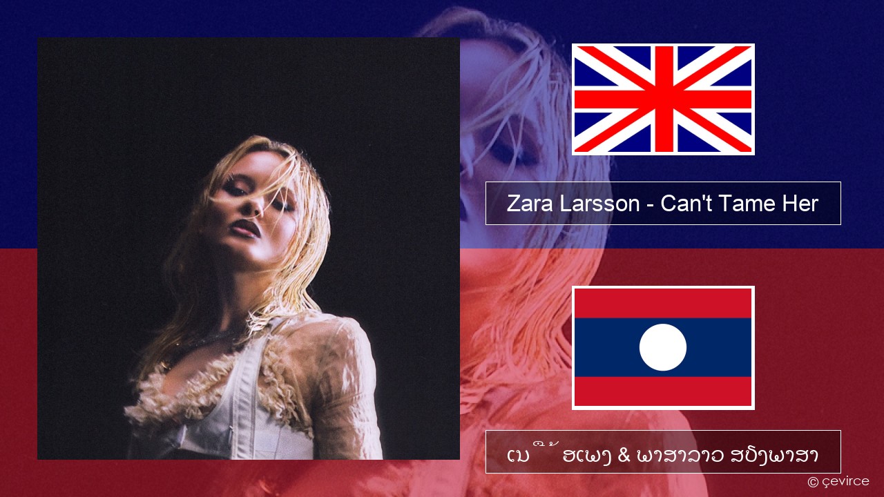 Zara Larsson – Can’t Tame Her ອັງກິດ ເນື້ອເພງ & ພາສາລາວ ສຽງພາສາ