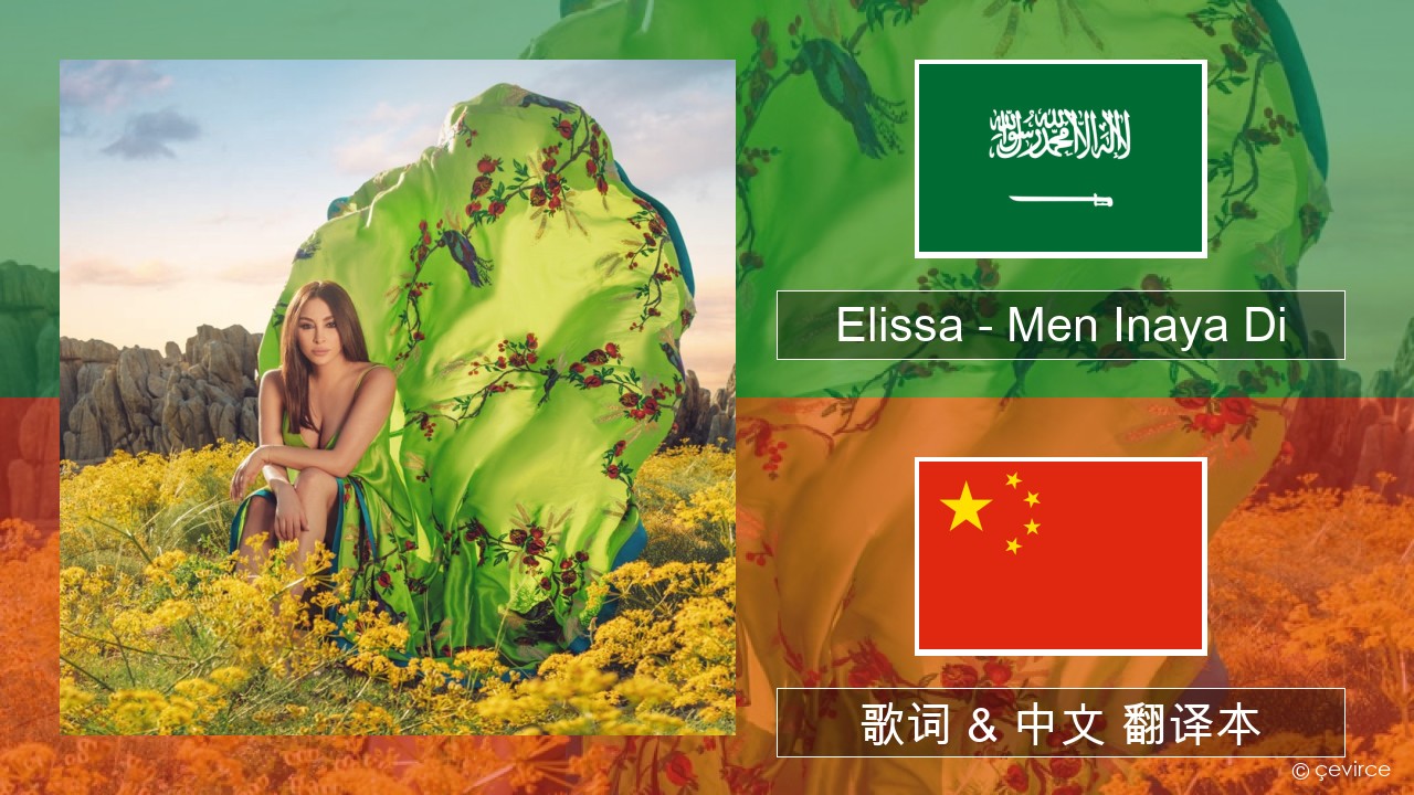 Elissa – Men Inaya Di 阿拉伯文 歌词 & 中文 翻译本