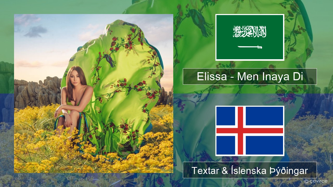 Elissa – Men Inaya Di Arabíska Textar & Íslenska Þýðingar