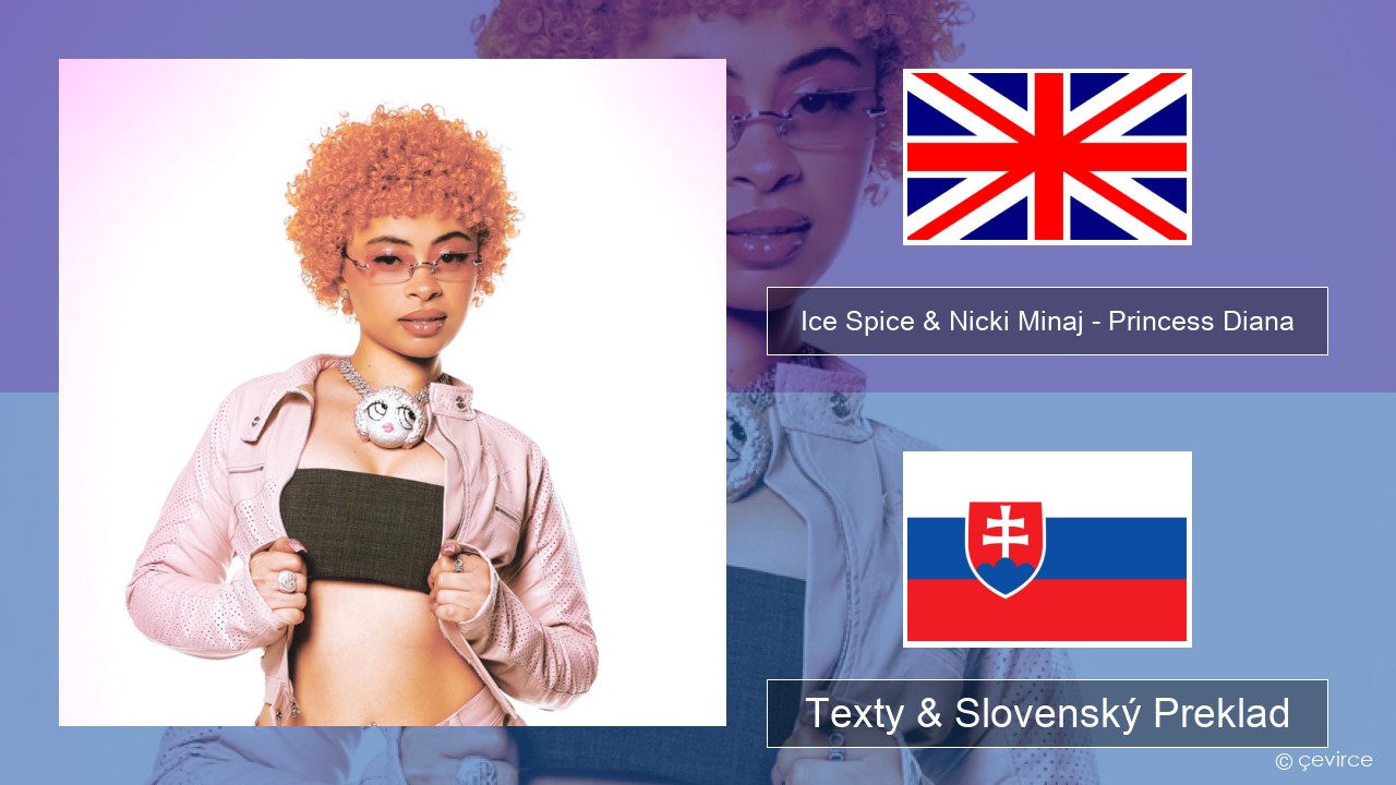 Ice Spice & Nicki Minaj – Princess Diana Anglický Texty & Slovenský Preklad