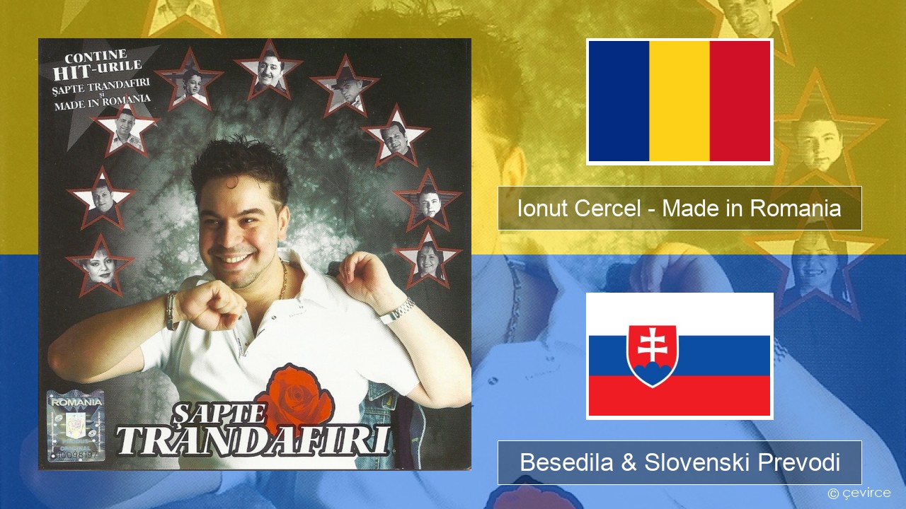 Ionut Cercel – Made in Romania Romunski Besedila & Slovenski Prevodi