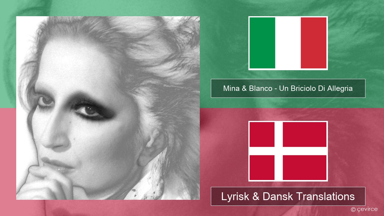 Mina & Blanco – Un Briciolo Di Allegria (con Blanco) Italiensk Lyrisk & Dansk Translations