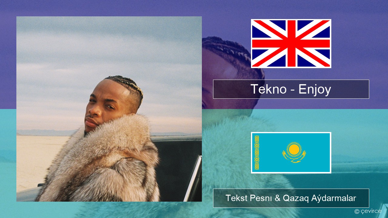 Tekno – Enjoy Aǵylshyn Tekst Pesnı & Qazaq (latyn) Aýdarmalar