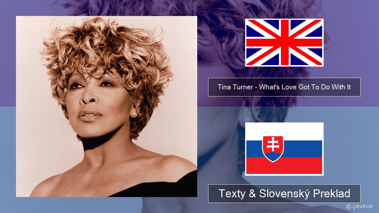 Tina Turner – What’s Love Got To Do With It Anglický Texty & Slovenský Preklad