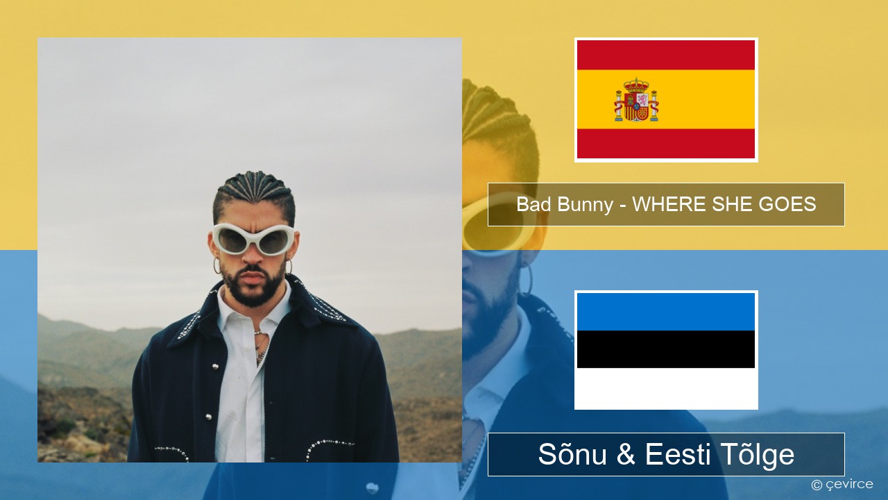 Bad Bunny – WHERE SHE GOES Hispaania Sõnu & Eesti Tõlge