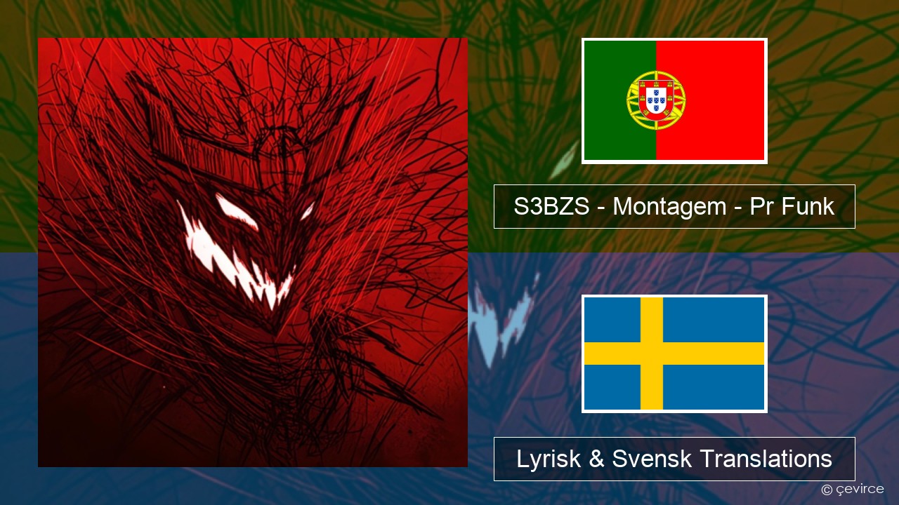 S3BZS – Montagem – Pr Funk Portugisisk Lyrisk & Svensk Translations