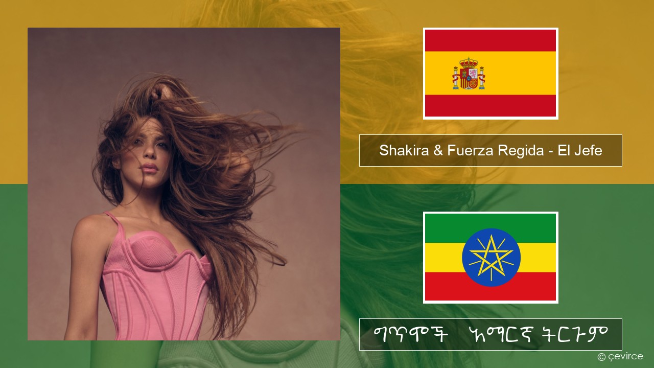 Shakira & Fuerza Regida – El Jefe ስፓኒሽ ግጥሞች & አማርኛ ትርጉም