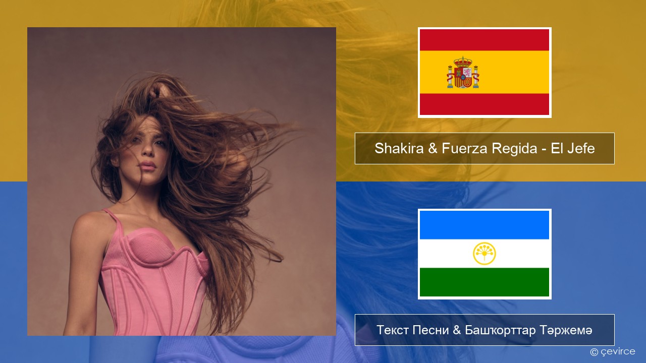 Shakira & Fuerza Regida – El Jefe Испания Текст Песни & Башҡорттар Тәржемә