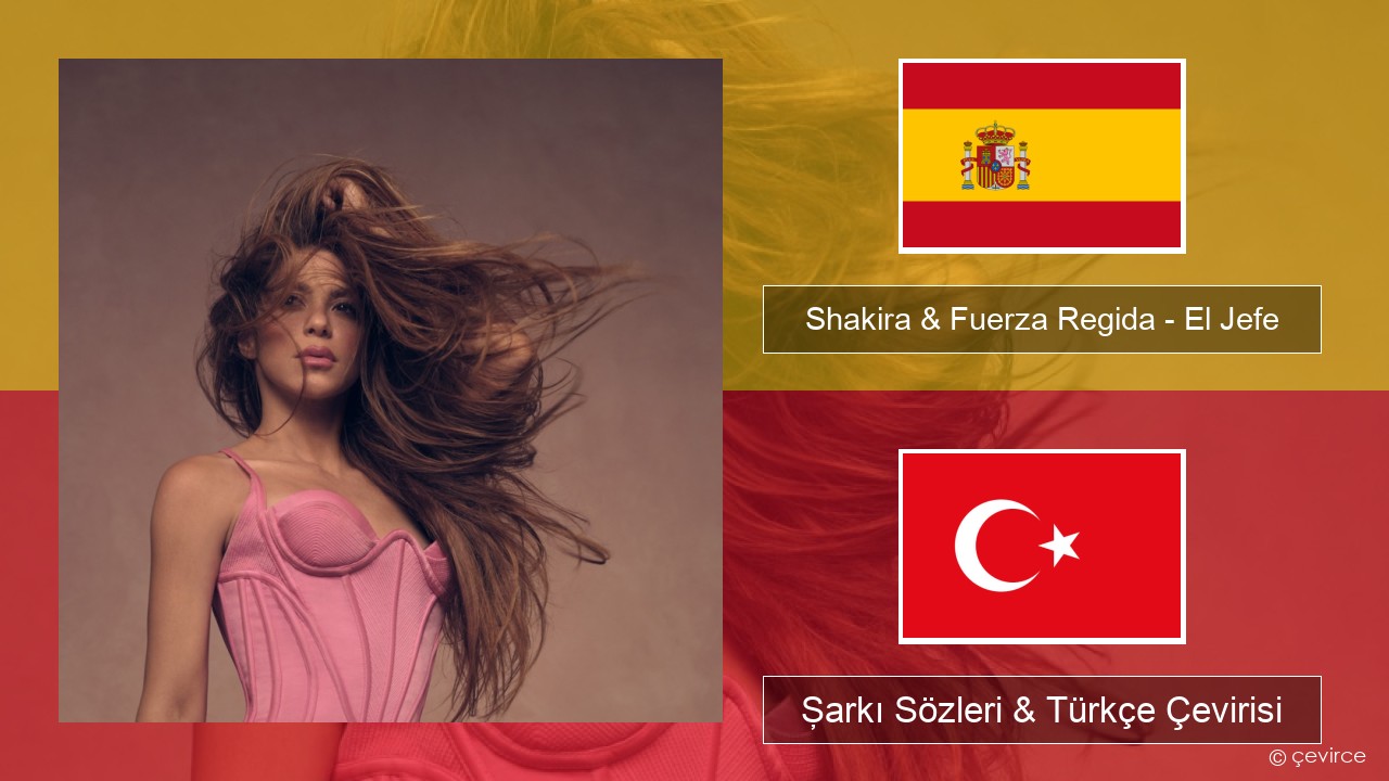 Shakira & Fuerza Regida – El Jefe İspanyolca Şarkı Sözleri & Türkçe Çevirisi