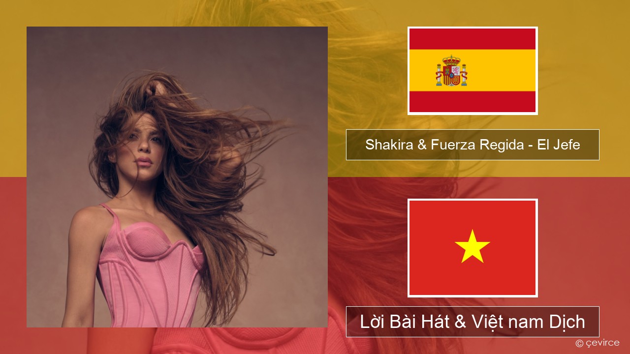 Shakira & Fuerza Regida – El Jefe Tiếng tây ban nha Lời Bài Hát & Việt nam Dịch