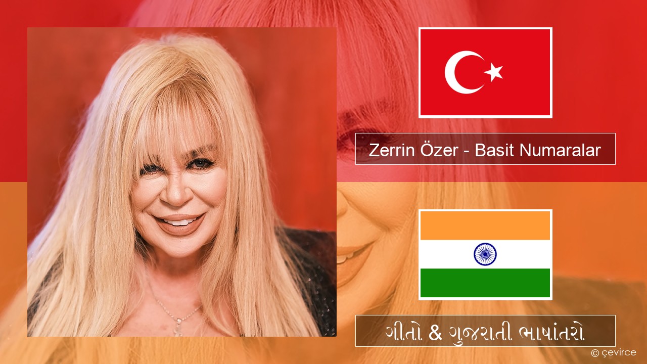 Zerrin Özer – Basit Numaralar તુર્કિશ ગીતો & ગુજરાતી ભાષાંતરો