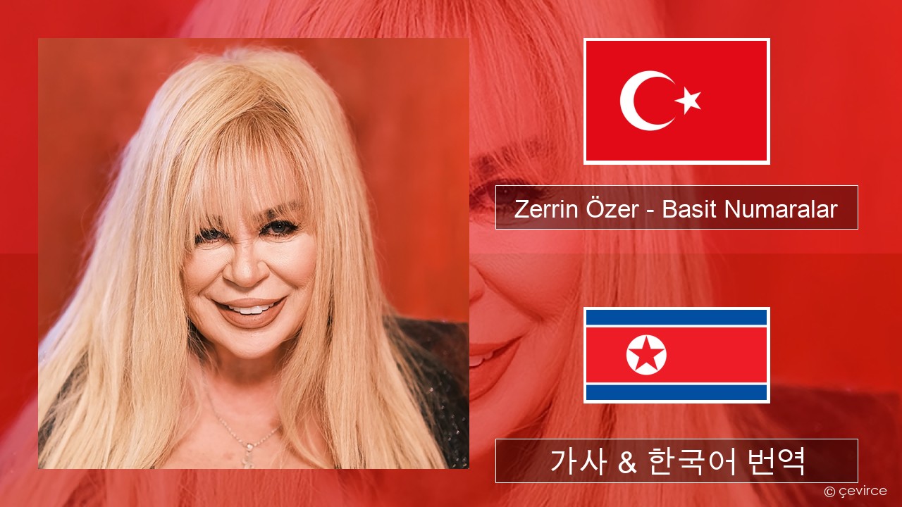 Zerrin Özer – Basit Numaralar 터키어 가사 & 한국어 번역