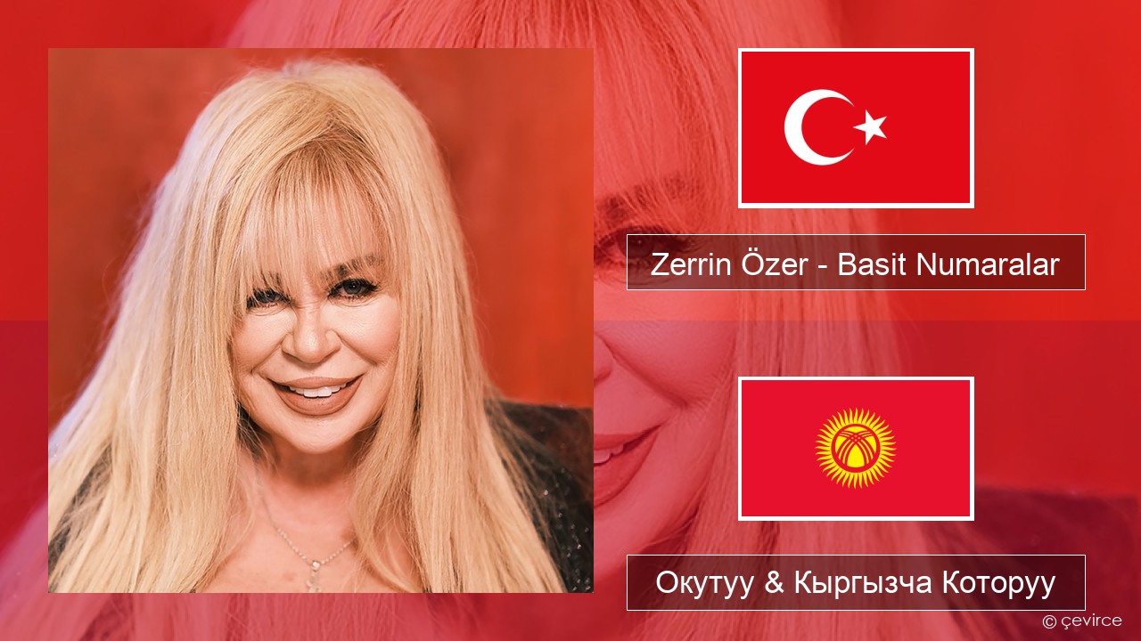 Zerrin Özer – Basit Numaralar Түркчө Окутуу & Кыргызча Которуу