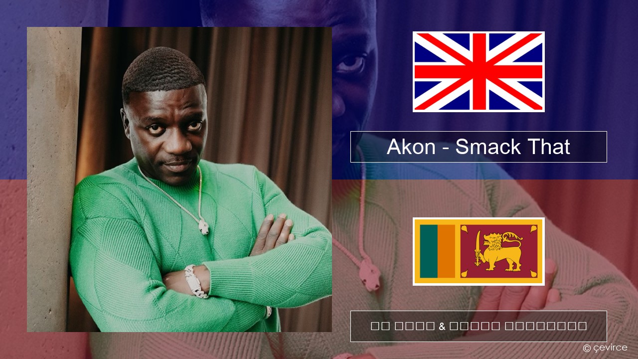 Akon – Smack That (feat. Eminem) ඉංග්රීසි පද රචනය & සිංහල පරිවර්තන