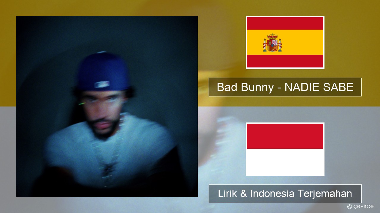 Bad Bunny – NADIE SABE Spanyol Lirik & Indonesia Terjemahan