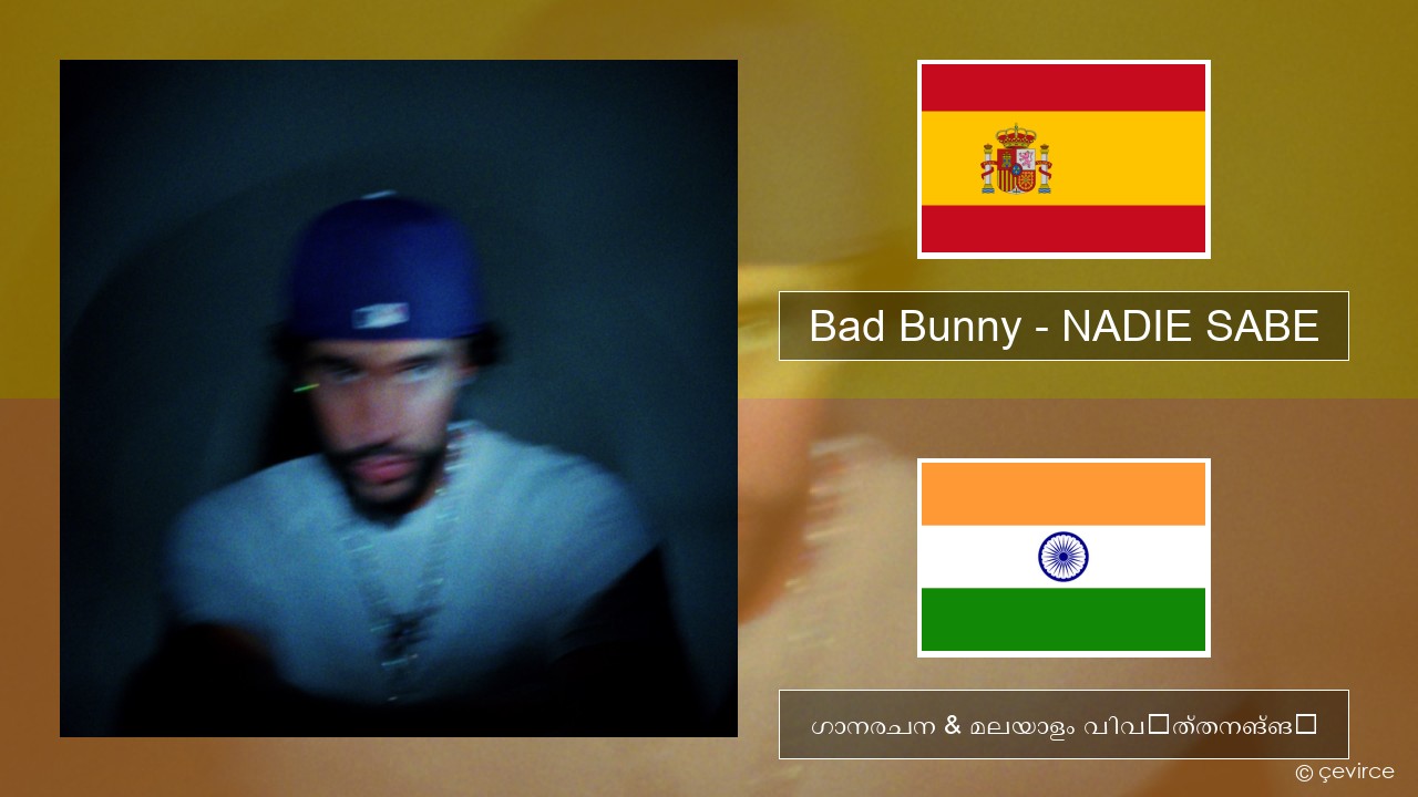 Bad Bunny – NADIE SABE സ്പാനിഷ് ഗാനരചന & മലയാളം വിവർത്തനങ്ങൾ