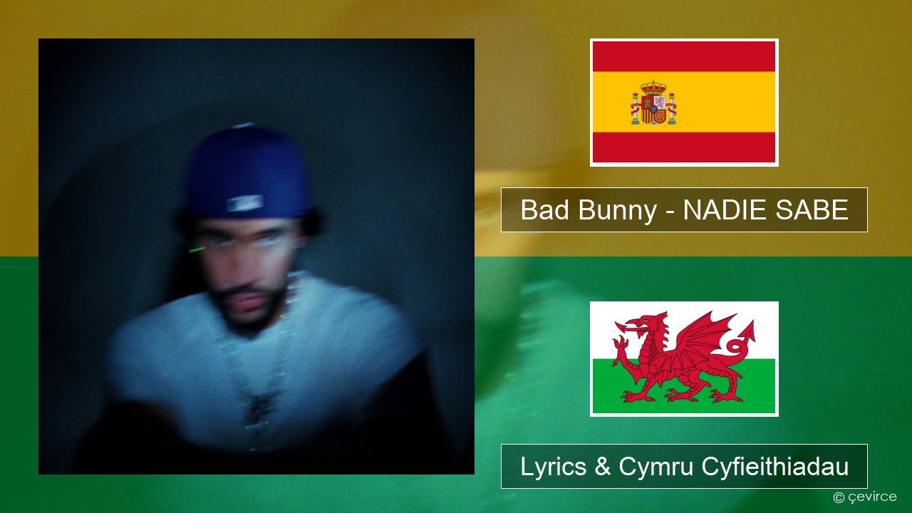 Bad Bunny – NADIE SABE Sbaeneg Lyrics & Cymru Cyfieithiadau