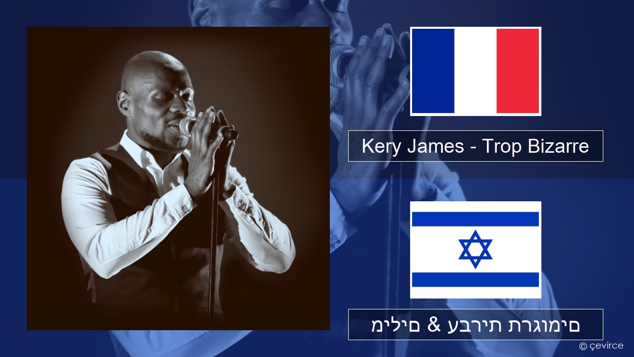 Kery James – Trop Bizarre (feat. Alonzo, Sadek & Kofs) צרפתי מילים & עברית תרגומים