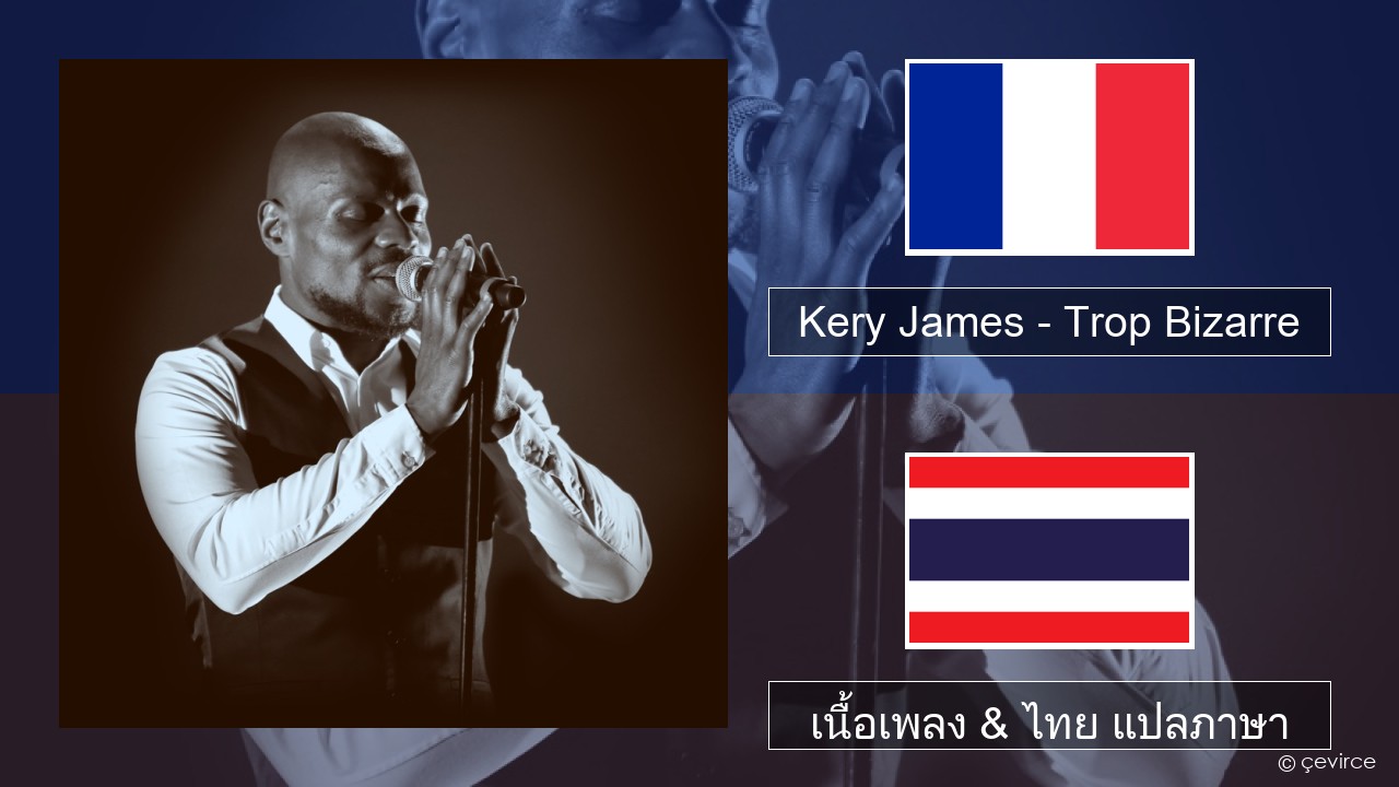 Kery James – Trop Bizarre (feat. Alonzo, Sadek & Kofs) ฝรั่งเศส เนื้อเพลง & ไทย แปลภาษา