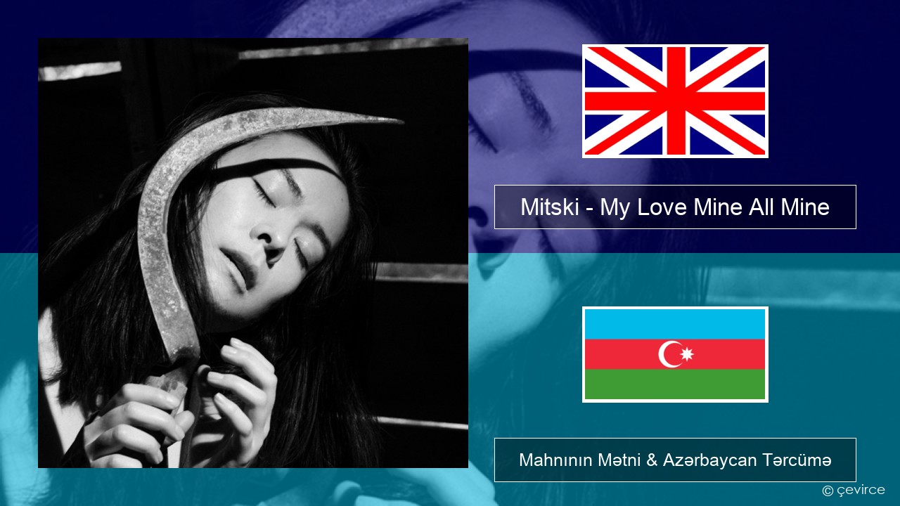 Mitski – My Love Mine All Mine İngilis dili Mahnının Mətni & Azərbaycan Tərcümə