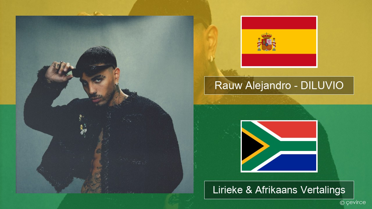 Rauw Alejandro – DILUVIO Spaanse Lirieke & Afrikaans Vertalings