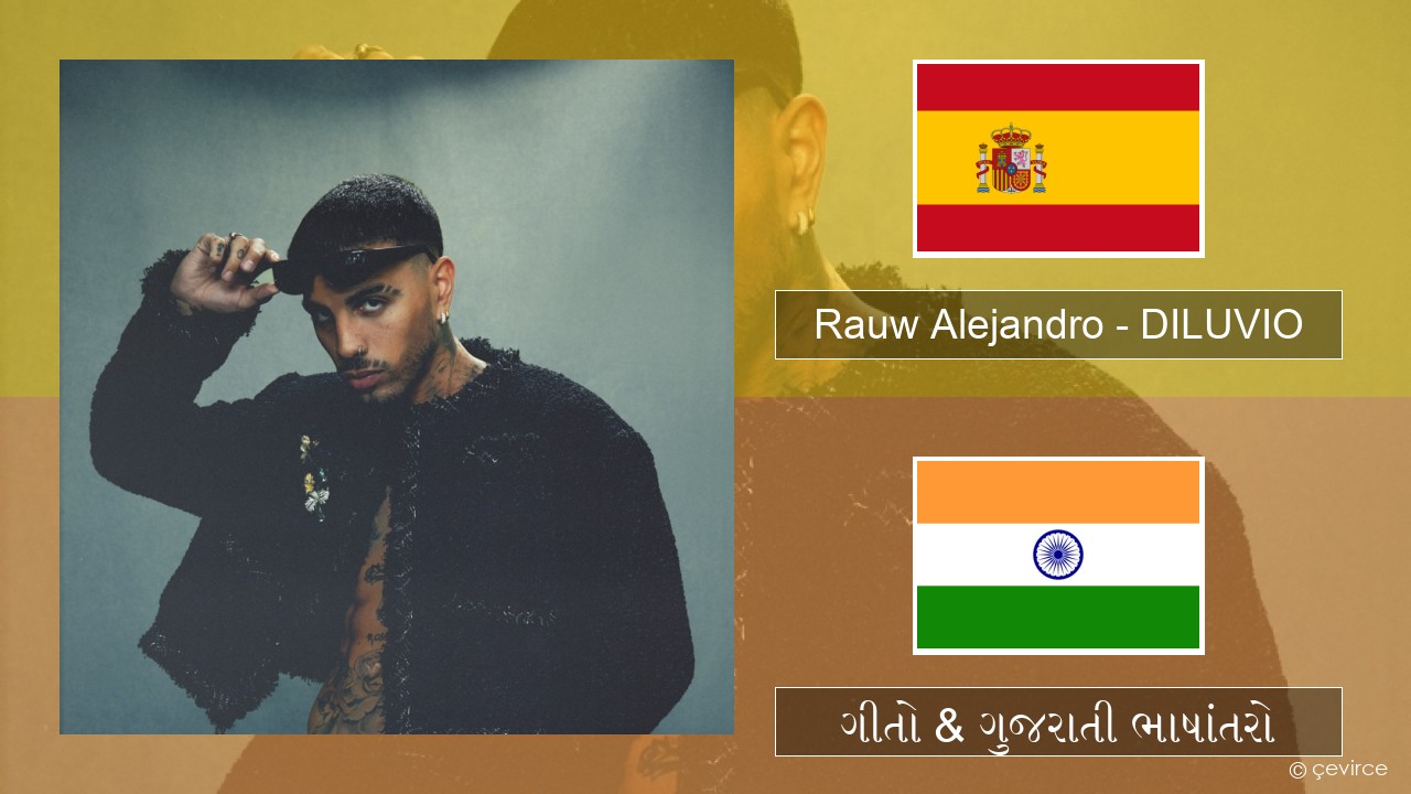 Rauw Alejandro – DILUVIO સ્પેનિશ ગીતો & ગુજરાતી ભાષાંતરો