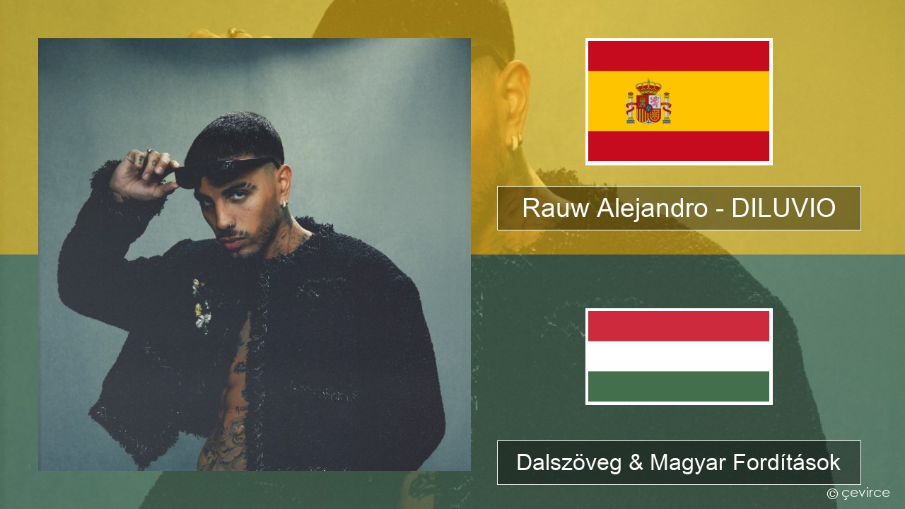 Rauw Alejandro – DILUVIO Spanyol Dalszöveg & Magyar Fordítások