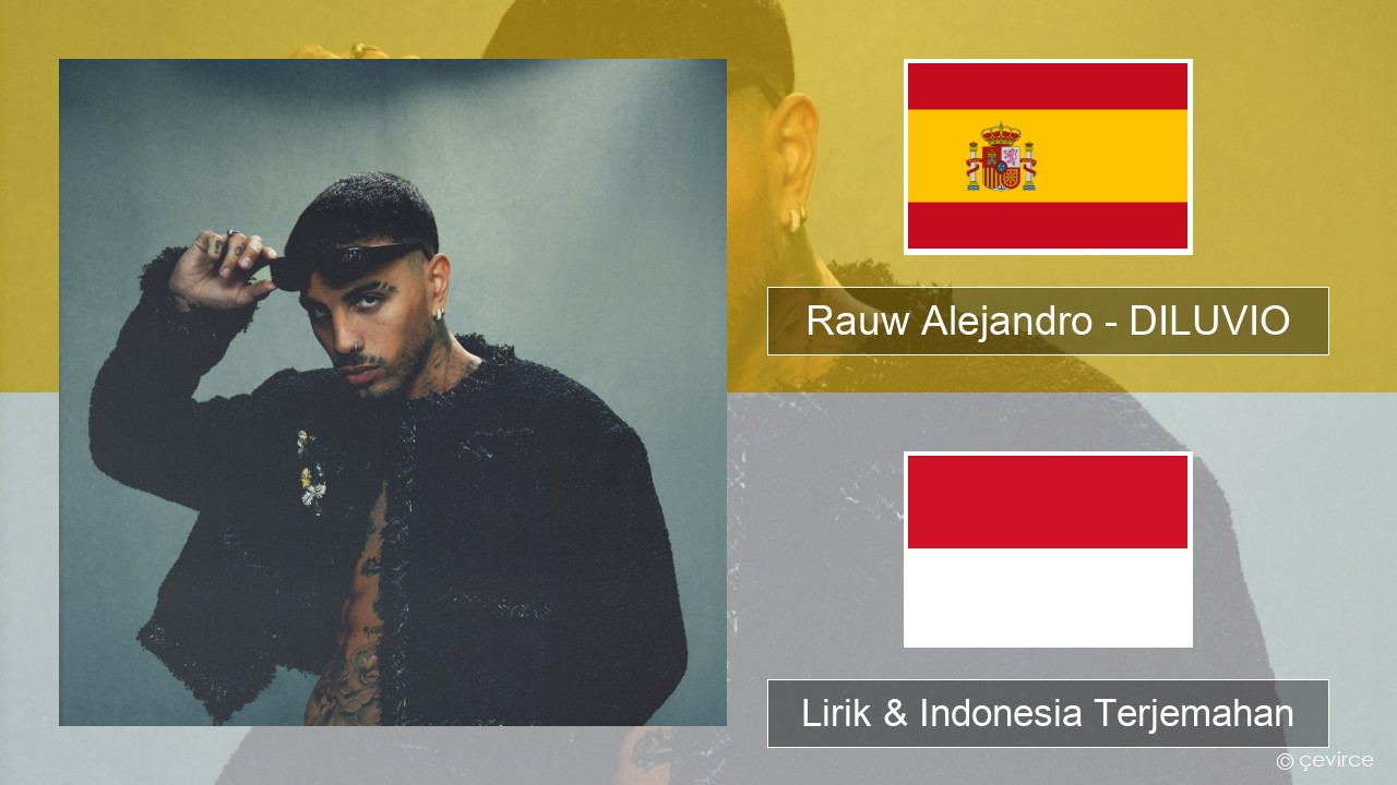 Rauw Alejandro – DILUVIO Spanyol Lirik & Indonesia Terjemahan