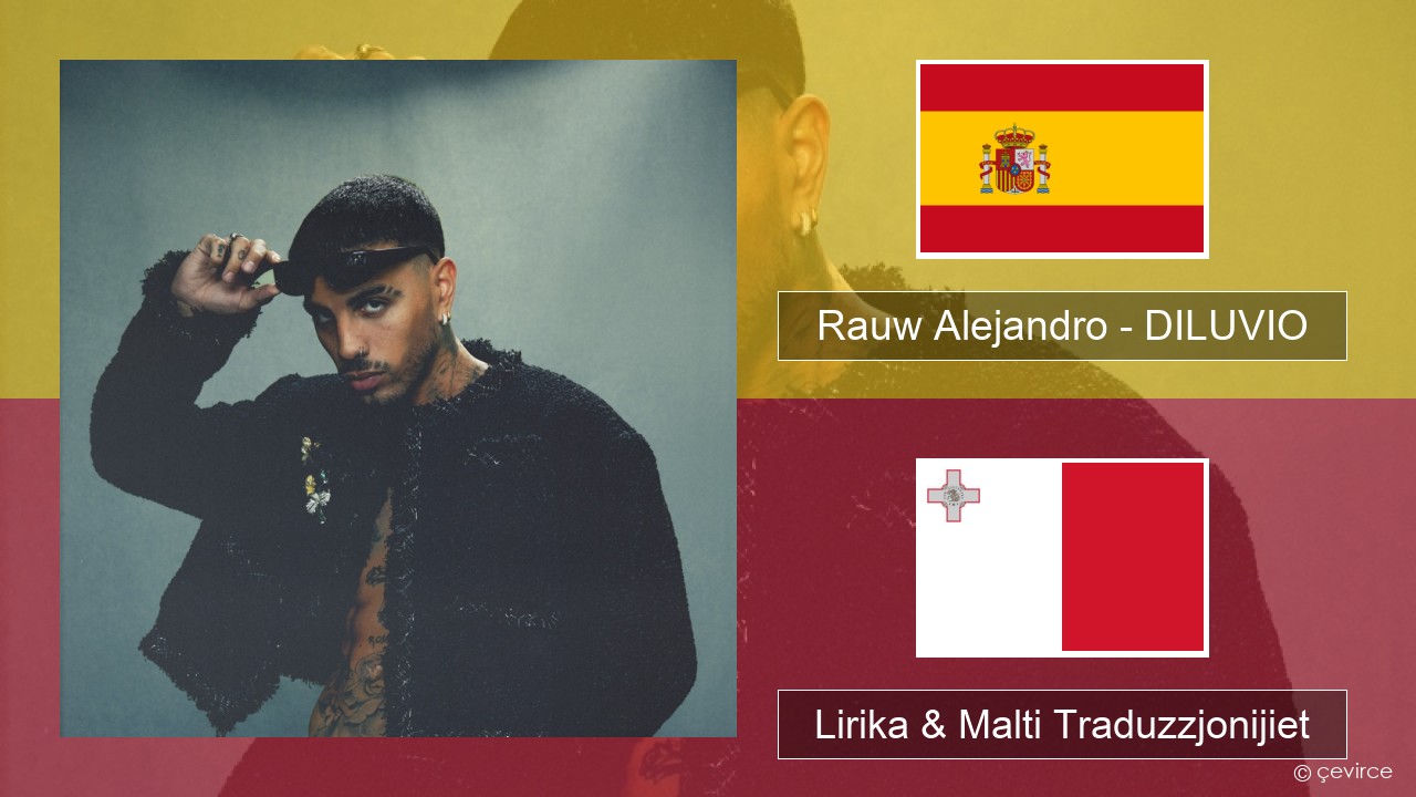 Rauw Alejandro – DILUVIO Spanjol Lirika & Malti Traduzzjonijiet