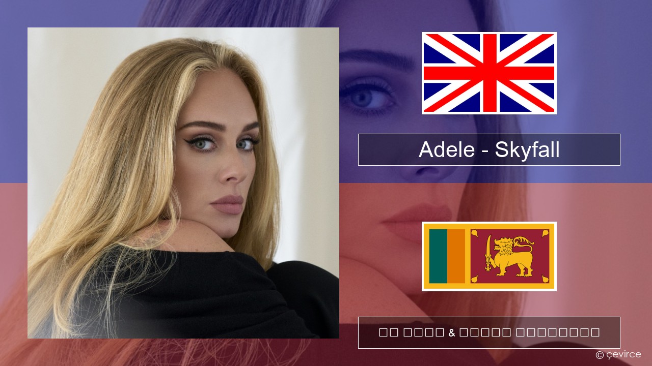 Adele – Skyfall ඉංග්රීසි පද රචනය & සිංහල පරිවර්තන