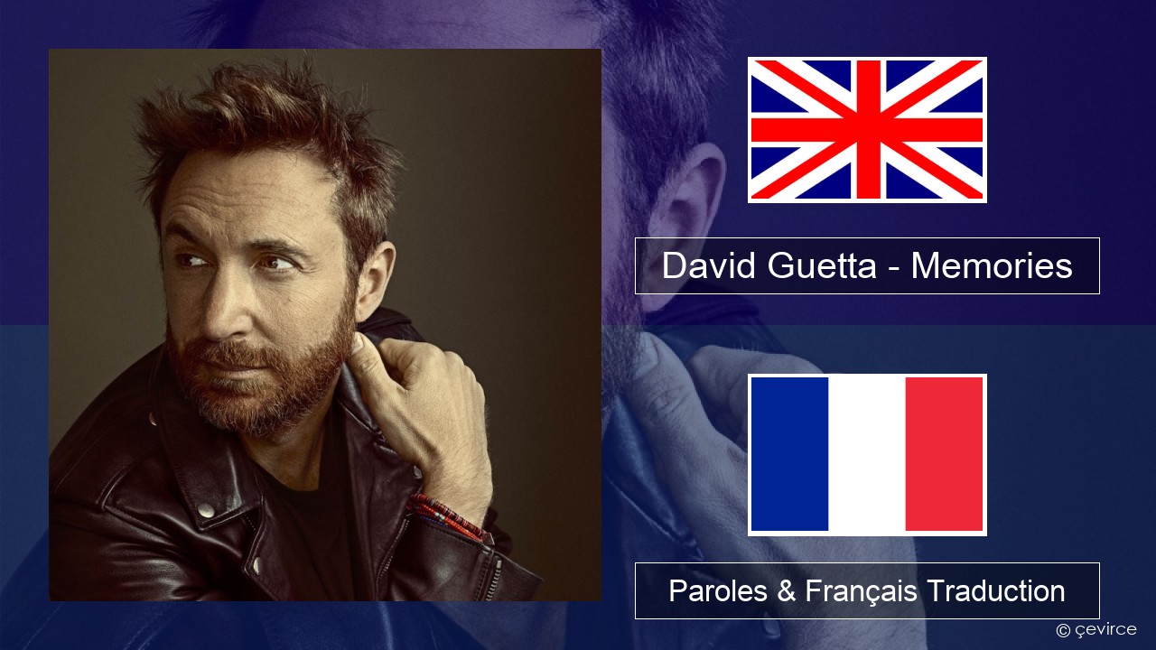 David Guetta – Memories (feat. Kid Cudi) Anglais Paroles & Français Traduction