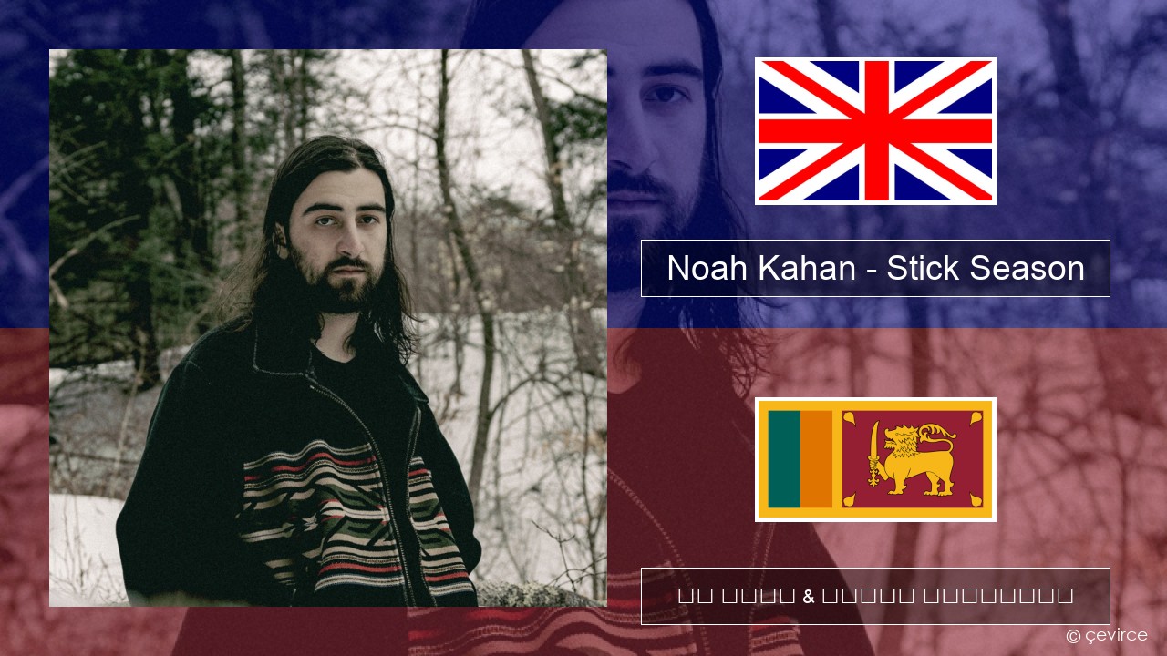 Noah Kahan – Stick Season ඉංග්රීසි පද රචනය & සිංහල පරිවර්තන