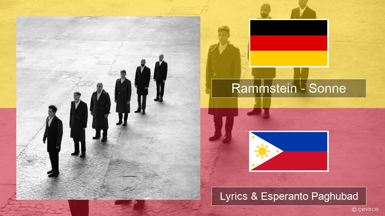 Rammstein – Sonne Alemanya Lyrics & Esperanto Paghubad