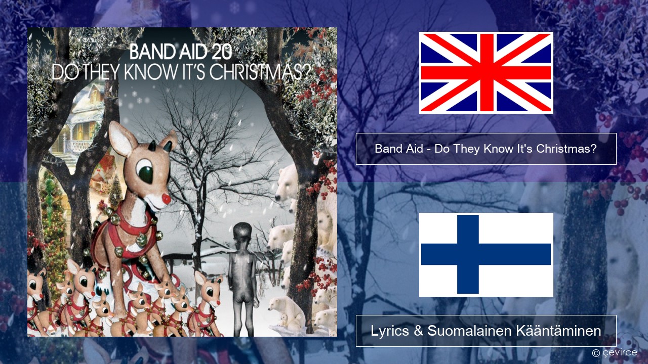 Band Aid – Do They Know It’s Christmas? Englanti Lyrics & Suomalainen Kääntäminen