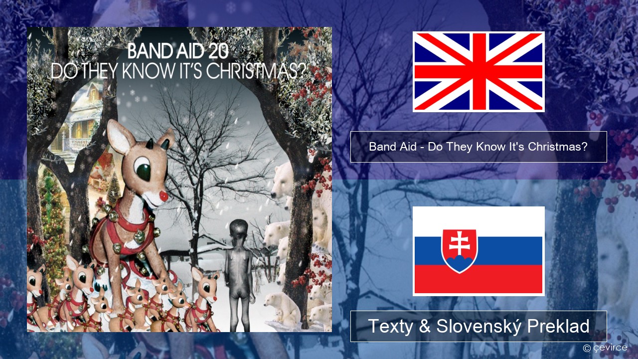 Band Aid – Do They Know It’s Christmas? Anglický Texty & Slovenský Preklad