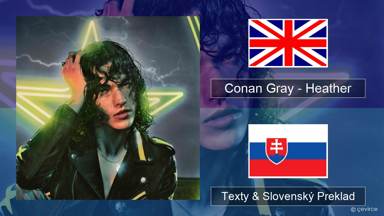 Conan Gray – Heather Anglický Texty & Slovenský Preklad