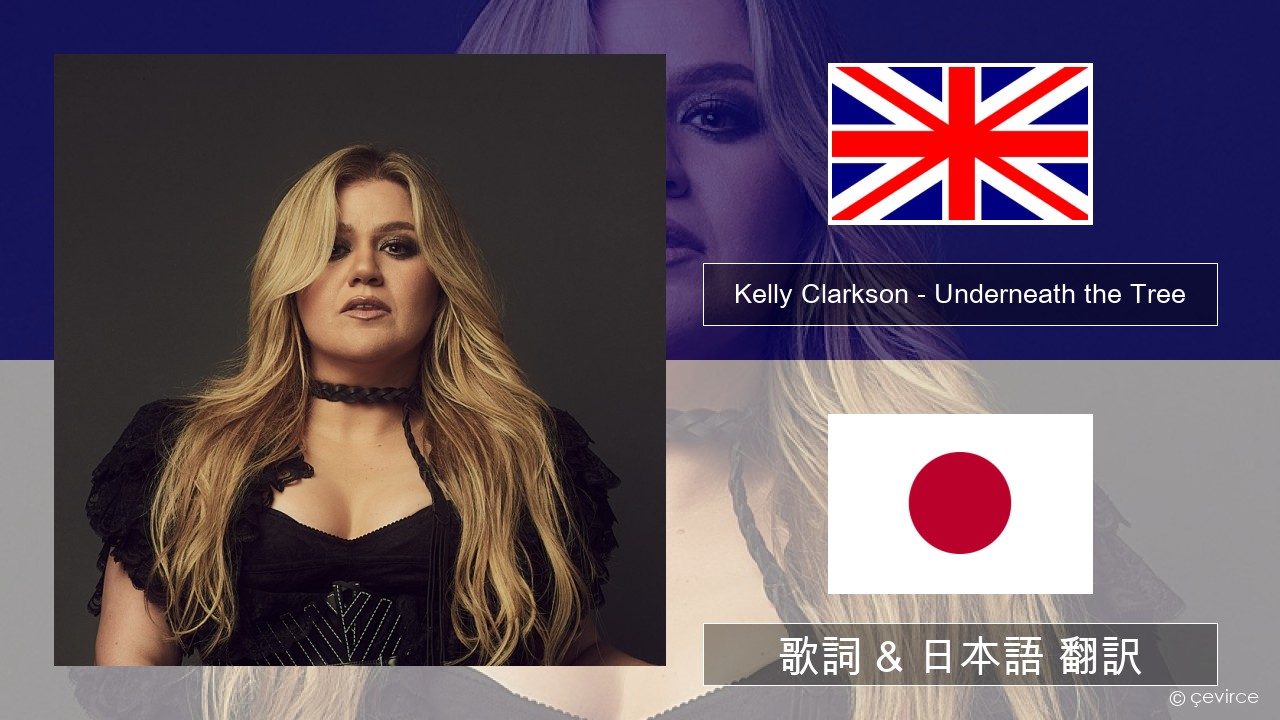 Kelly Clarkson – Underneath the Tree 英語 歌詞 & 日本語 翻訳