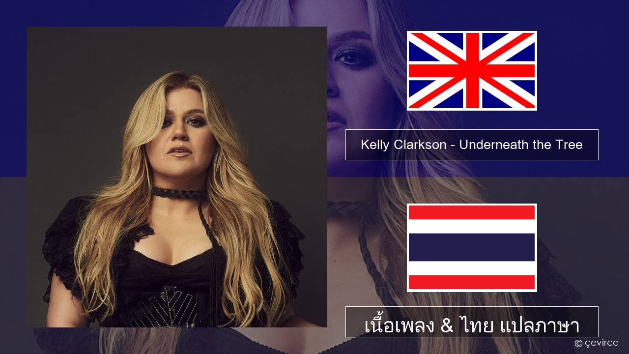 Kelly Clarkson – Underneath the Tree ภาษาไทย เนื้อเพลง & ไทย แปลภาษา