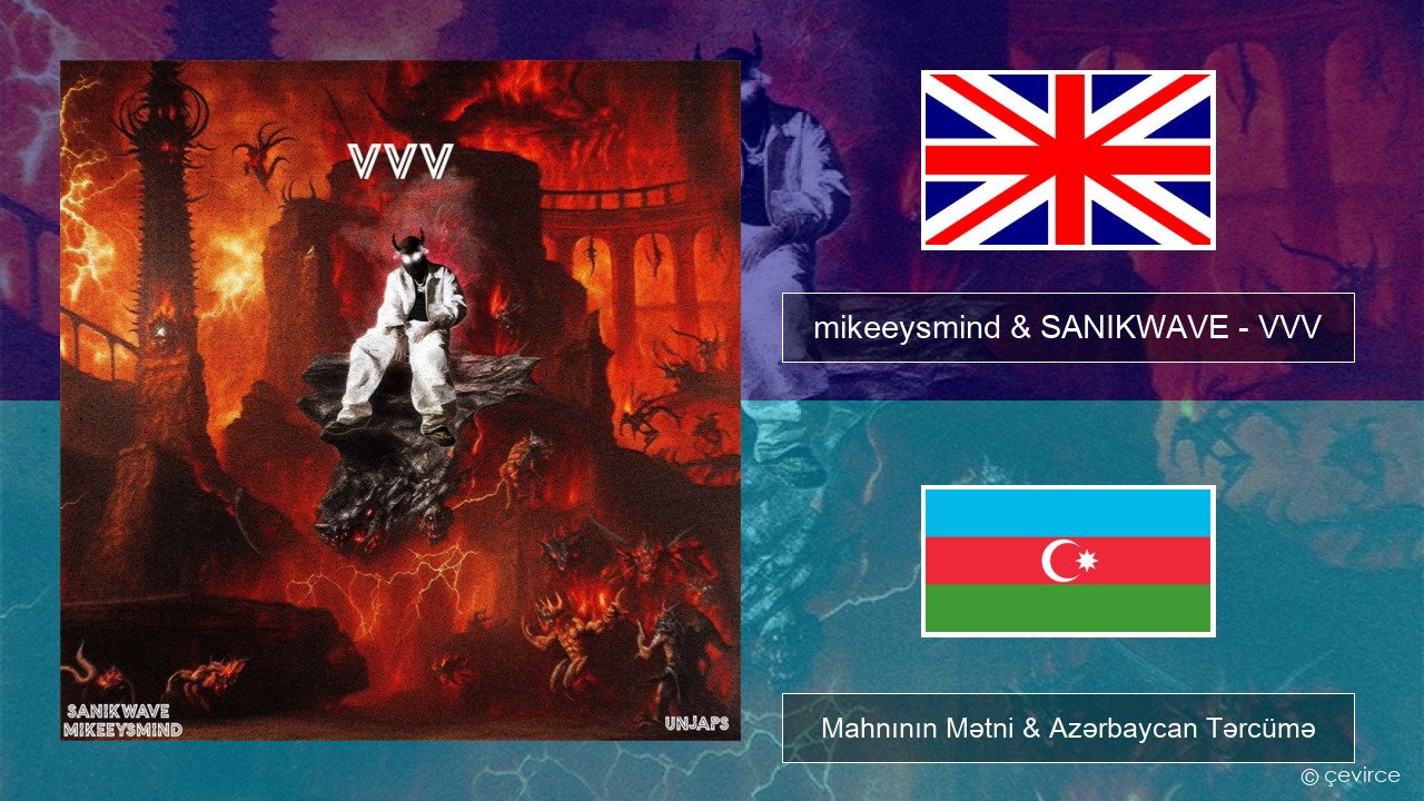 mikeeysmind & SANIKWAVE – VVV İngilis dili Mahnının Mətni & Azərbaycan Tərcümə