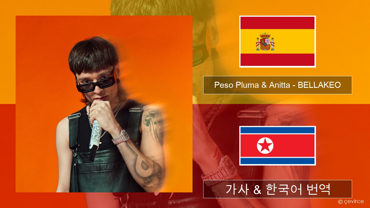 Peso Pluma & Anitta – BELLAKEO 스페인어 가사 & 한국어 번역