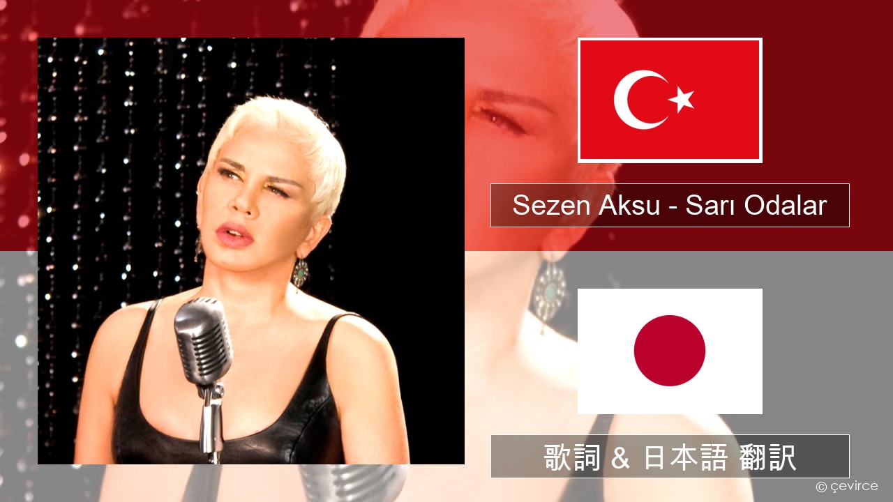 Sezen Aksu – Sarı Odalar トルコ語 歌詞 & 日本語 翻訳