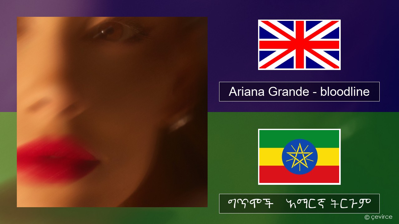 Ariana Grande – bloodline አማርኛ ግጥሞች & አማርኛ ትርጉም