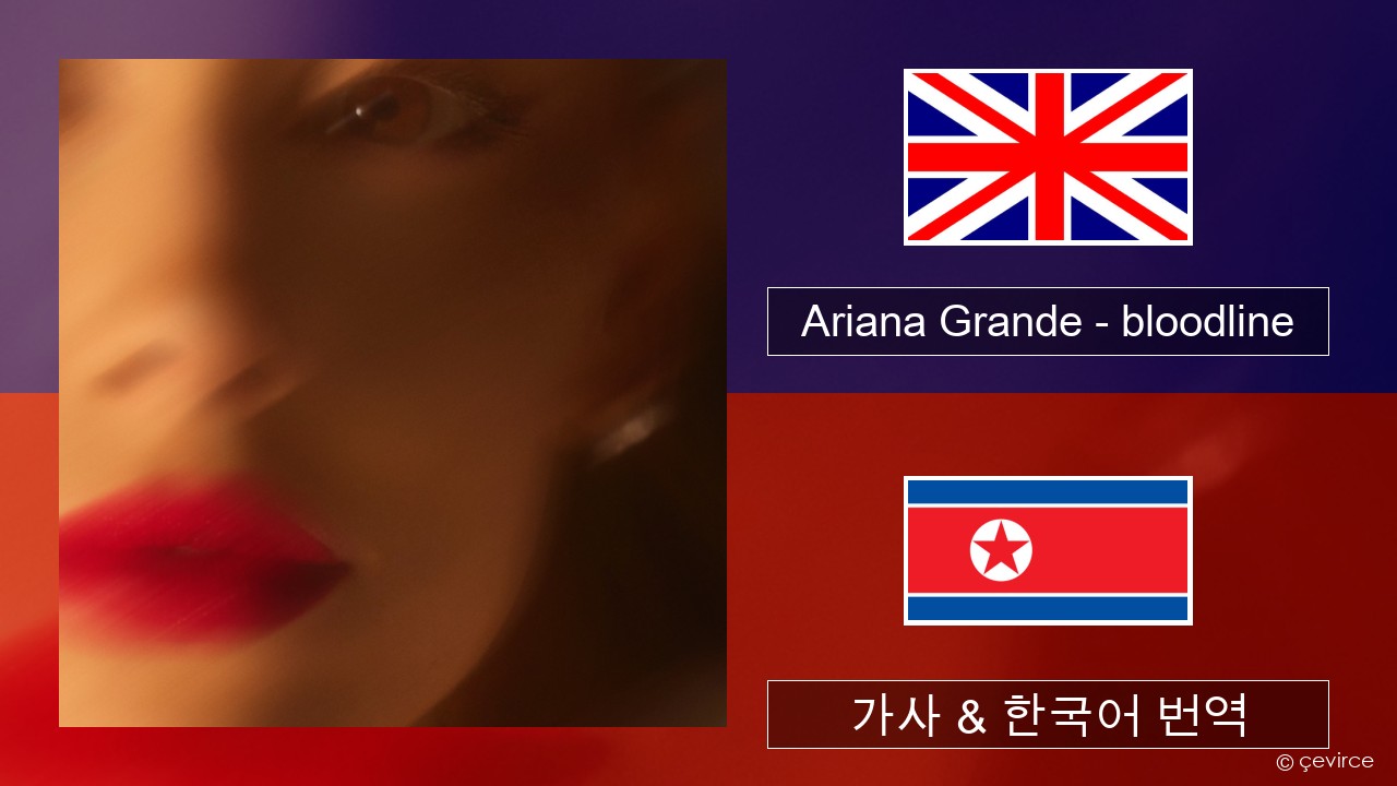 Ariana Grande – bloodline 영어 가사 & 한국어 번역