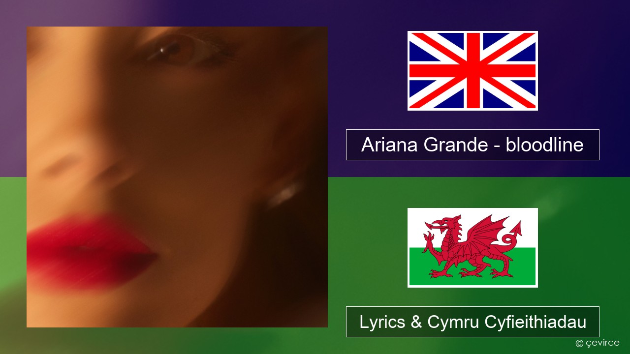 Ariana Grande – bloodline Saesneg Lyrics & Cymru Cyfieithiadau