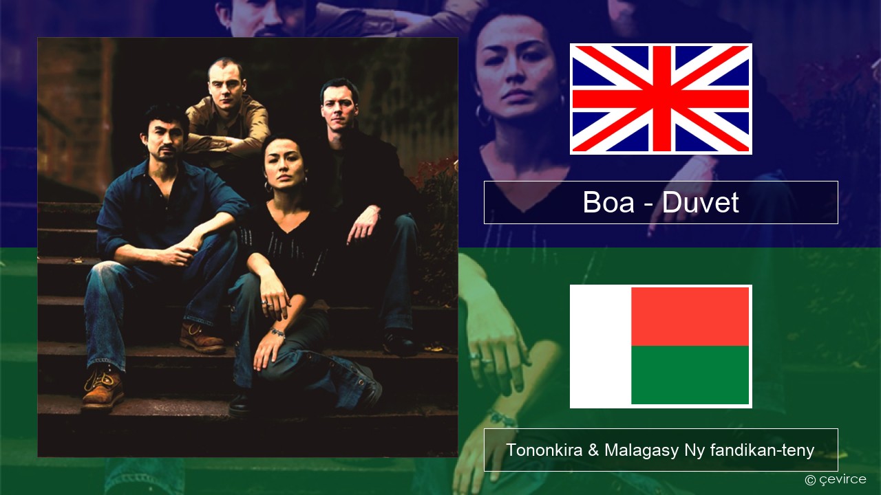 Boa – Duvet Malagasy Tononkira & Malagasy Ny fandikan-teny