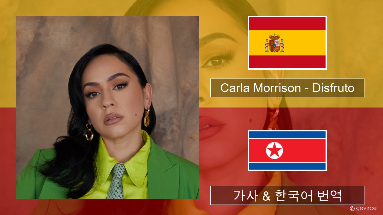 Carla Morrison – Disfruto 스페인어 가사 & 한국어 번역