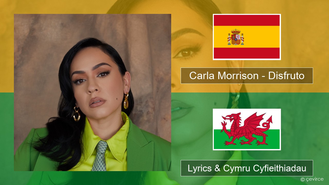 Carla Morrison – Disfruto Sbaeneg Lyrics & Cymru Cyfieithiadau