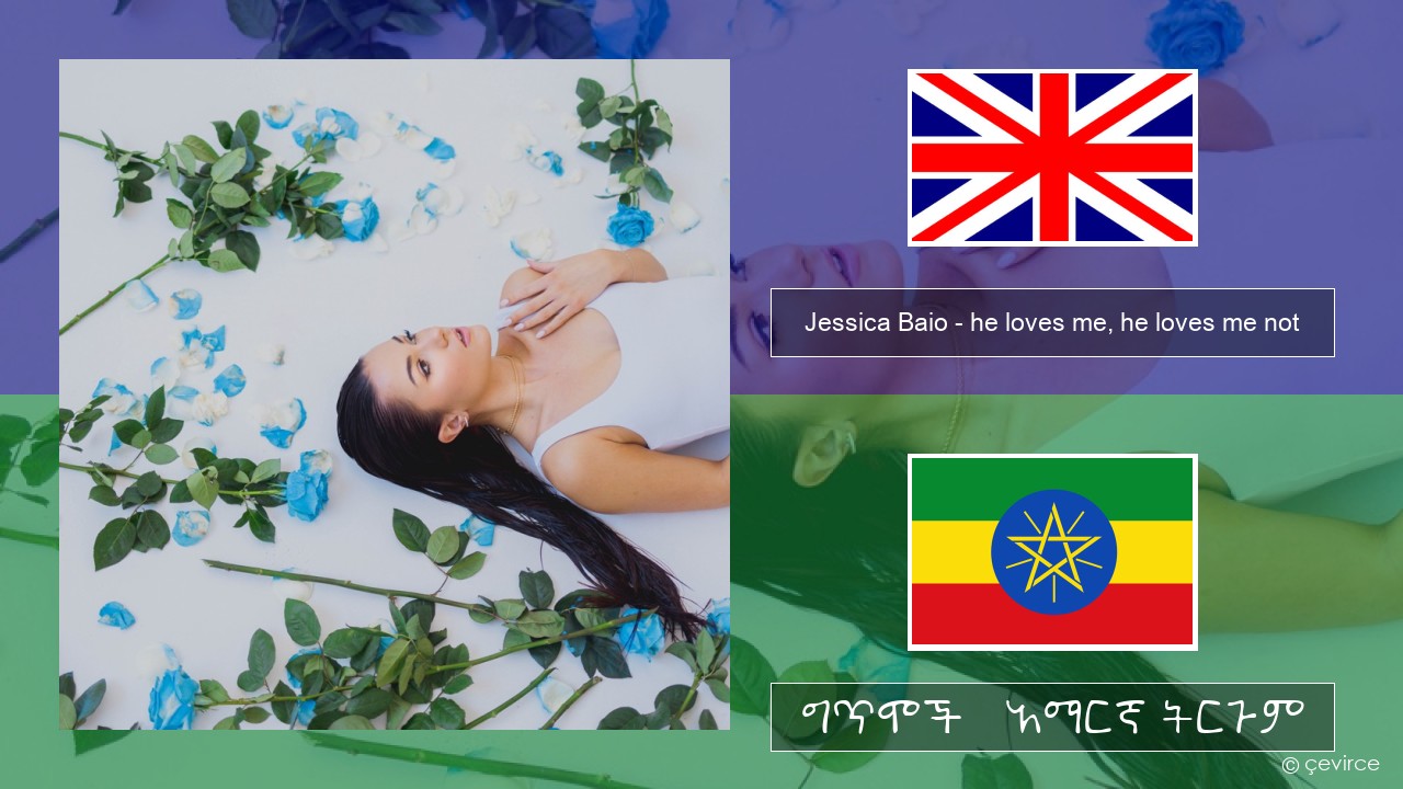 Jessica Baio – he loves me, he loves me not አማርኛ ግጥሞች & አማርኛ ትርጉም