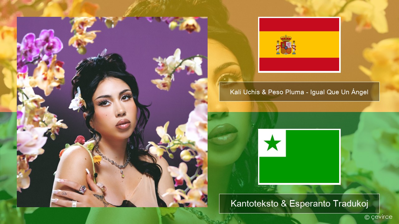 Kali Uchis & Peso Pluma – Igual Que Un Ángel La hispana Kantoteksto & Esperanto Tradukoj