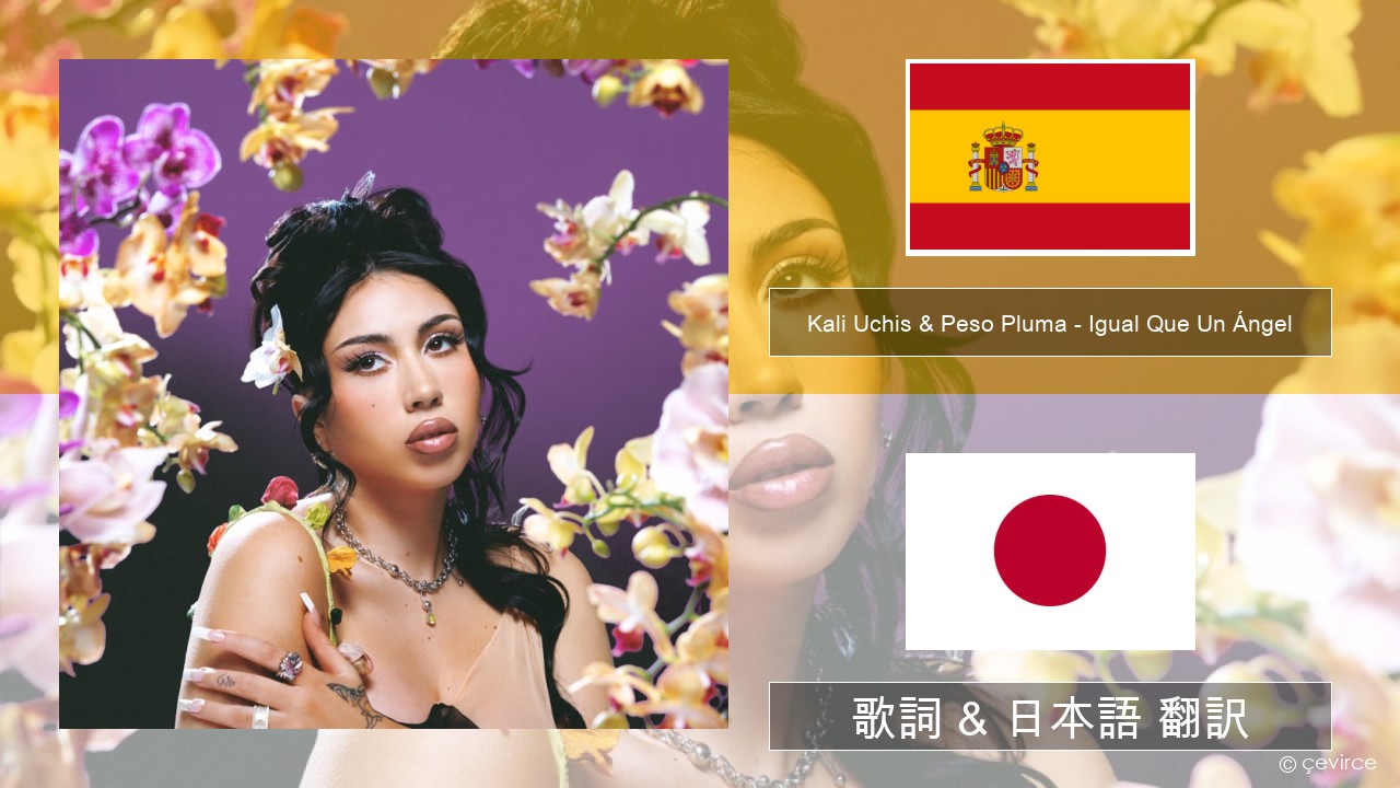 Kali Uchis & Peso Pluma – Igual Que Un Ángel スペイン語 歌詞 & 日本語 翻訳